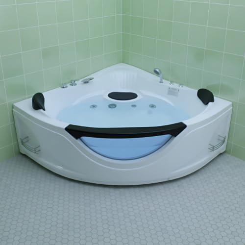 BAYYELL Corner Whirlpool Tub