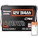 HumsiENK 12V 300Ah (314Ah) LiFePO4 Lithium Battery Mini Size with Bluetooth