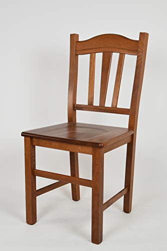 Miniatura 3 de Tommychairs - Set 4 Sillas Silvana Para Cocina Y Comedor, Estructura En Madera De Haya Color Nuez Claro Y Asiento En Madera