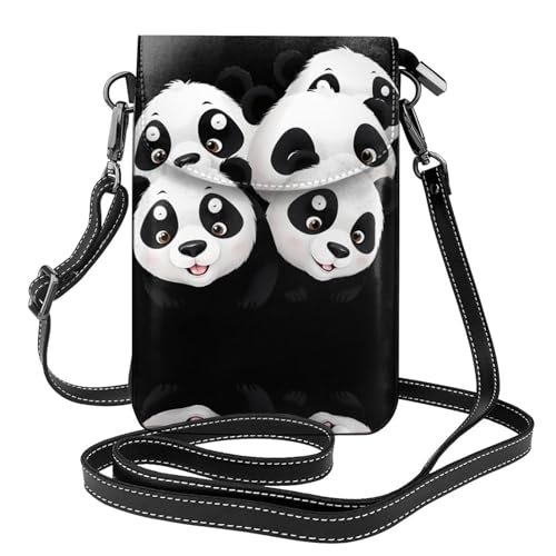 Sac à bandoulière en cuir panda pour vos sorties quotidiennes et voyages