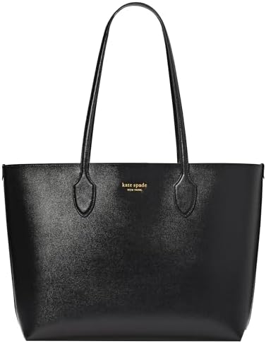 kate spade new york Bleecker Saffiano Leather Large Tote, Black