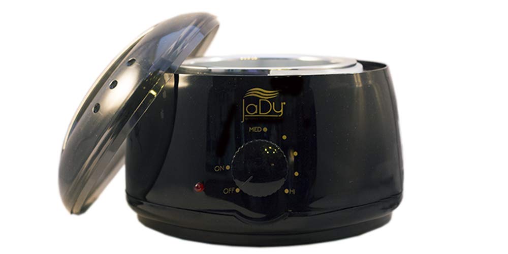 OFFERTA KIT SCALDACERA PROFESSIONALE CON 50 STRISCE DEPILAZIONE + BARATTOLO CERA DEPILATORIA TITANIO ROSA + SPATOLA STENDICERA