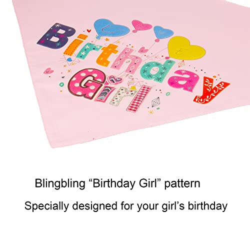 Adoggygo Dog Birthday Hat Bandana Girl - Dog Puppy Birthday Party Supplies - Pink Dog Tutu Birthday Dog Hat Scarf Bow Happy Birthday Banner Set (Pink-2) #TOP4