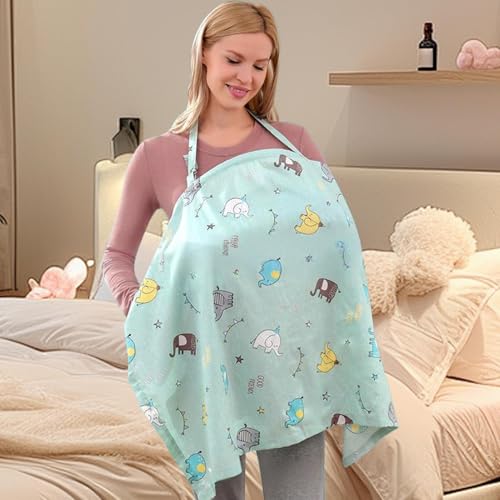 Tampa de enfermagem, cobertura de amamentação - Cobertura de enfermagem de algodão - Suprimentos de