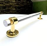 Title: ModernHomecor Lucite Towel Bar – Open Bracket Designed Modern Towel Rack Made from Quality Br