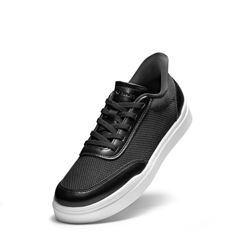 Bruno Marc Mens Slip On Casual Sneakers Hands Free Fashion Sneakers Breeze Mesh Casual Walking Shoes Comfortable Lightweight Non Slip,Size 8.5,Black,BMUMFN2521