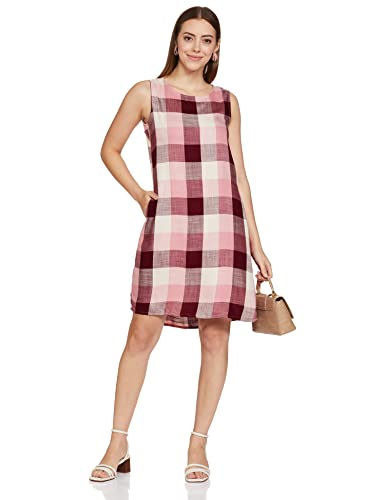 Image of and Women's Rayon Shift Knee-Length Dress