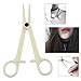 Disposable Piercing Clamps - Combofix 10Pcs Disposable Piercing Forceps Clamp Slotted Navel Forceps Round Open Piercing Plier Tattoo Piercing Tools Piercing Supplies(Type-2)
