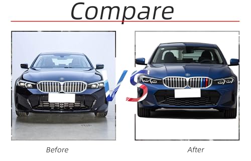 Image of Grille color stripes Compatible bmw accessories 2023 BMW G20 3 Series 330i 330e sedan xDrive 8 Beam