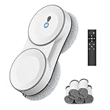 GAGAFEEL Fensterputzroboter, 5600 Pa fensterroboter, 3 Reinigungsmodi, mit Automatische Doppel-Sprühfunktion, Intelligente Navigation, Fernbedienung, mit 60ML Tank, für Glatte Oberflächen