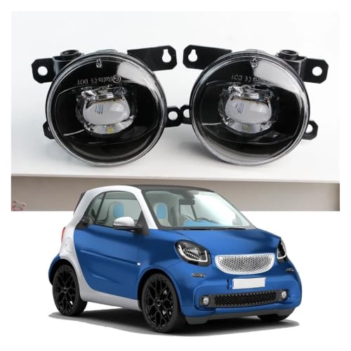 Phare antibrouillard LED Smart Fortwo W453 2014-2019 feu de pare-chocs avant jaune H11 30W lentille
