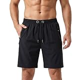 Men's Plus Size Ice Silk Shorts 5' Quick Dry Ice Silk...