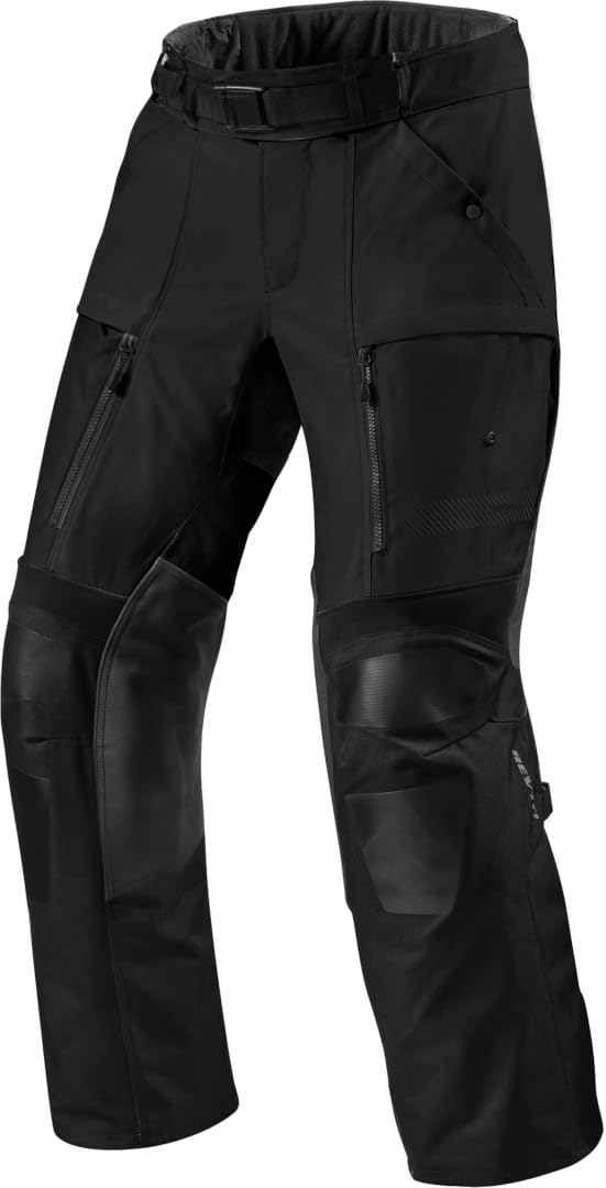 Revit Sand 5 H2O wasserdichte Motorrad Textilhose, schwarz, Long L