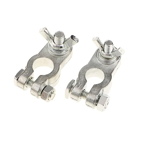 ULTECHNOVO 1 Par Terminal de bateria universal Terminal de bateria durável conector da bateria do ca