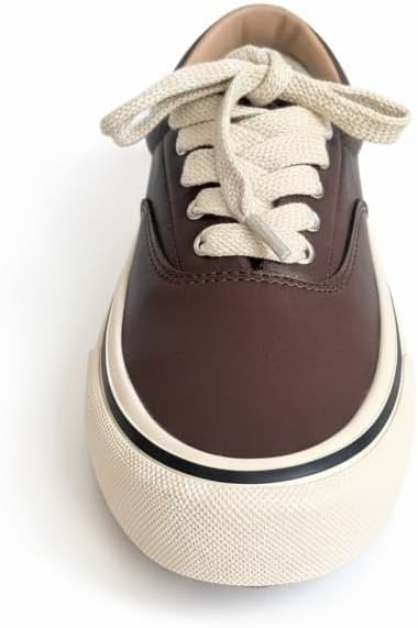 Unisex Platform Sneakers for Women and Men, Low Top Leather Skate Shoes, Retro Casu... - Image 8