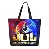 OREURUIK Custom Jul French Rapper Shopping Canvas Bag Femmes Réutilisable Grande Capacité Épicerie Shopper Tote Bags