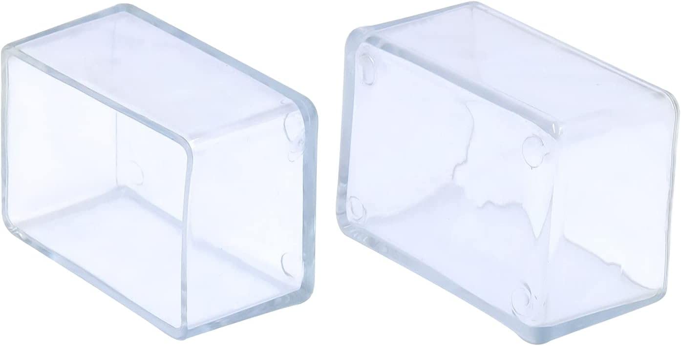 Tapas for muebles, fundas for patas de mesa, almohadillas de fieltro for muebles, 32 protectores de suelo for patas de sillas de PVC, puntas for patas de 13/16 x 1-3/16 pulgadas, 0.787 x 1.181 in, fun