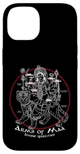 Maa Durga Arms Divine Qualities Spiritual Symbol Hindu Case for iPhone 14