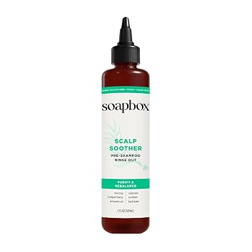Soapbox Scalp Soother - Pre Shampoo Treatment for Itchy, Dry Scalp - 5 oz