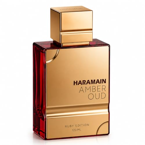 Image of inchAl Haramain Amber Oud Eau De Parfum Spray - Unisex Arabian Perfume for Men & Women | Long-Lasting Fragrance (120ml, Ruby Edition) inch