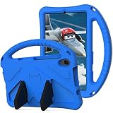 QYiiD Kids Case for Galaxy Tab A 8.4 2020 SM-T307, Kids Friendly Light Weight Non-Toxic EVA Shockproof Case with Convertible Handle & Kickstand for Samsung Galaxy Tab A 8.4 Inch 2020 Release, Blue