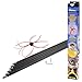 Gardus RCH205-B SootEater Rotary Chimney Cleaning System, Cleans Open Chimneys up to 18' with 6 Flexible 3' Rods, Includes Trim-to-Fit Spinning Chimney Whip