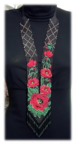 Collier ukrainien Gerdan en perles multicolores LKBEADS
