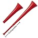 Vuvuzela - South African Style Collapsible Horn, Red (Pack of 6)