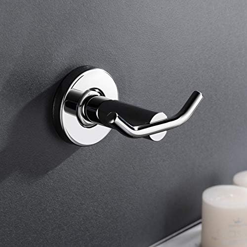 Robe Hook Hooks Clothes Hook SUS 304 Stainless Steel Bathroom Kitchen Accessories Towel Hook - (Color: 2pcs)