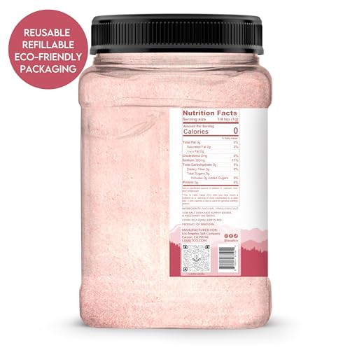 La Salt Co Kashmir 2.5 Lbs Pink Himalayan Salt Jar, Powder thumb #4