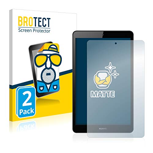 BROTECT Protector Pantalla Anti Reflejos Compatible con Huawei MediaPad M5 Lite 8 2 Unidades Pelicula Mate Anti Huellas