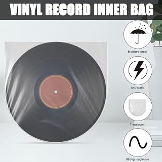 HOMURY Lot de 100 pochettes intérieures pour disques vinyles : 30,8 x 30,8 cm, pochettes intérieures pour disques vinyles antistatiques (30,8 x 30,8 cm) - Les Beatles, Paul McCartney, John Lennon, RIngo Starr, George Harrison HOMURY Lot de 100 pochettes intérieures pour disques vinyles : 30,8 x 30,8 cm, pochettes intérieures pour disques vinyles antistatiques (30,8 x 30,8 cm) – Image 4