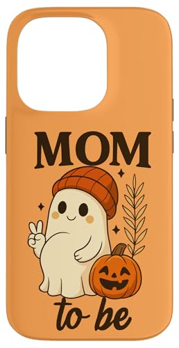 Mom to Be Peace Sign Ghost with Pumpkin Fall fB[X X}zP[X iPhone 14 Pro p