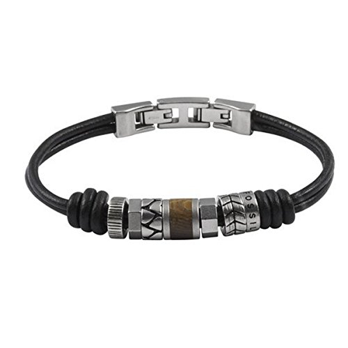 Idee regalo per il terzo anniversario di matrimonio per lui - Bracciale rigido con chiave inglese - Regalo da uomo con timbro 3 ANNI - Italia