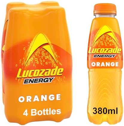 Lucozade Energy Orange 380ml (Pack of 4)