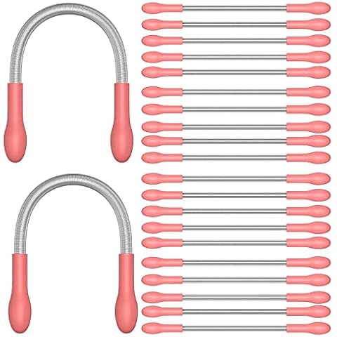 10PCS Facial Hair Remover Spring for Women Face Chin Cheek Mustache Upper Lip Hair Remover Spring Epilator Threading Tool Cover