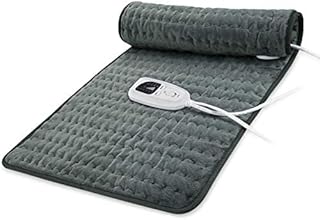 Heating Pad(30" x 16"), Electric Heat Pad for Back Pain and Cramps Relief - Electric Fast Heat Pad with 6 Heat Settings -A...