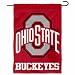 College Flags & Banners Co. Ohio State Buckeyes Garden Flag