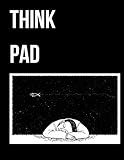 Think Pad 2: Cool 8.5 x 11 Inch Notebook 120 Lined Pages
