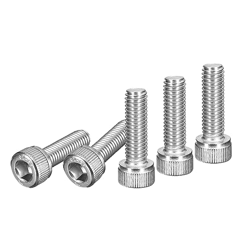DTGN M6x20mm Socket Head Cap Screws Bolts, 40Pcs 304 Stainless Steel 18-8, Metric Machine Hex Socket Screw, Hex Drive
