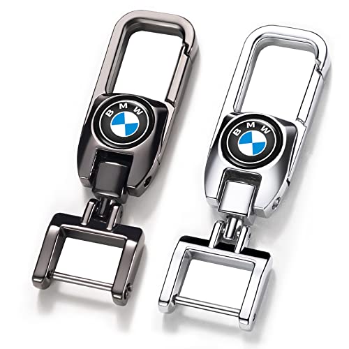 Vanschee Llavero de metal de repuesto para BMW Serie 1, 3, 5, 6, X1, X3, X7, X5, X6, Z4, 7 M, accesorios de coche para hombre y mujer, regalo familiar, 2 unidades Cover
