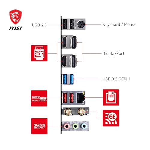 MSI B760M Gaming Plus WiFi Black Motherboard, mATX - Image 7