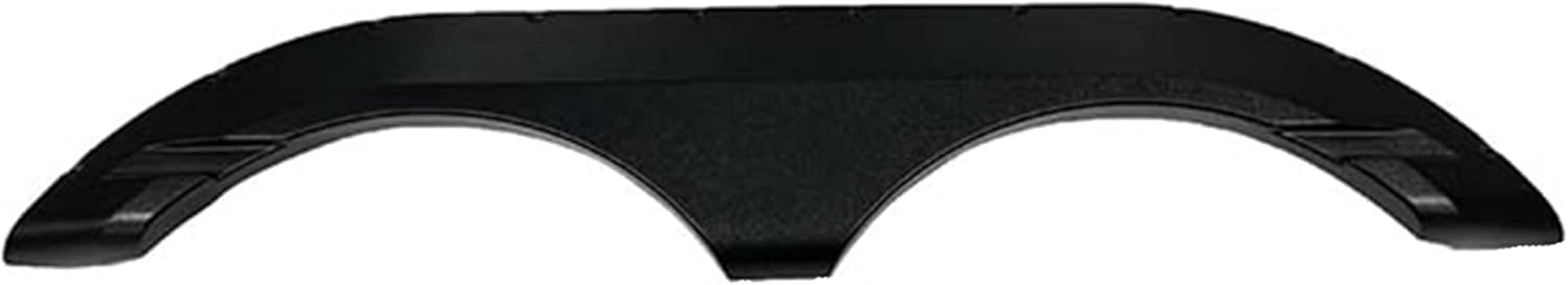 FenderSkirt - Tandem - Haircell TPO - 13 5/8" x 76 7/8" - Black - w/Light Notch