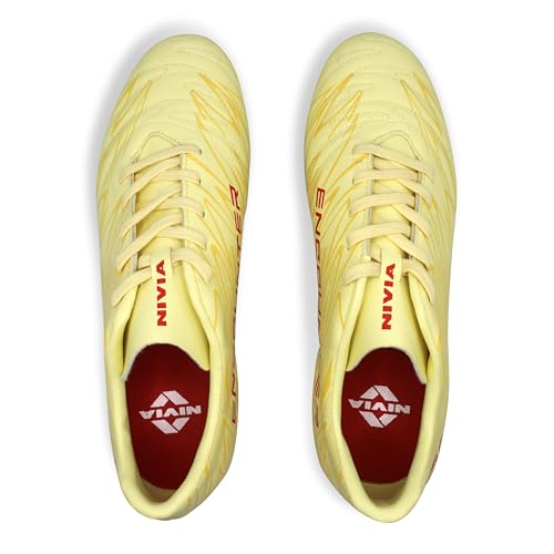 Image of Nivia Encounter 11.0 Football Stud for Mens, TPU Sole with PVC Synthetic Leather Upper for Hard and Grassy Surfaces