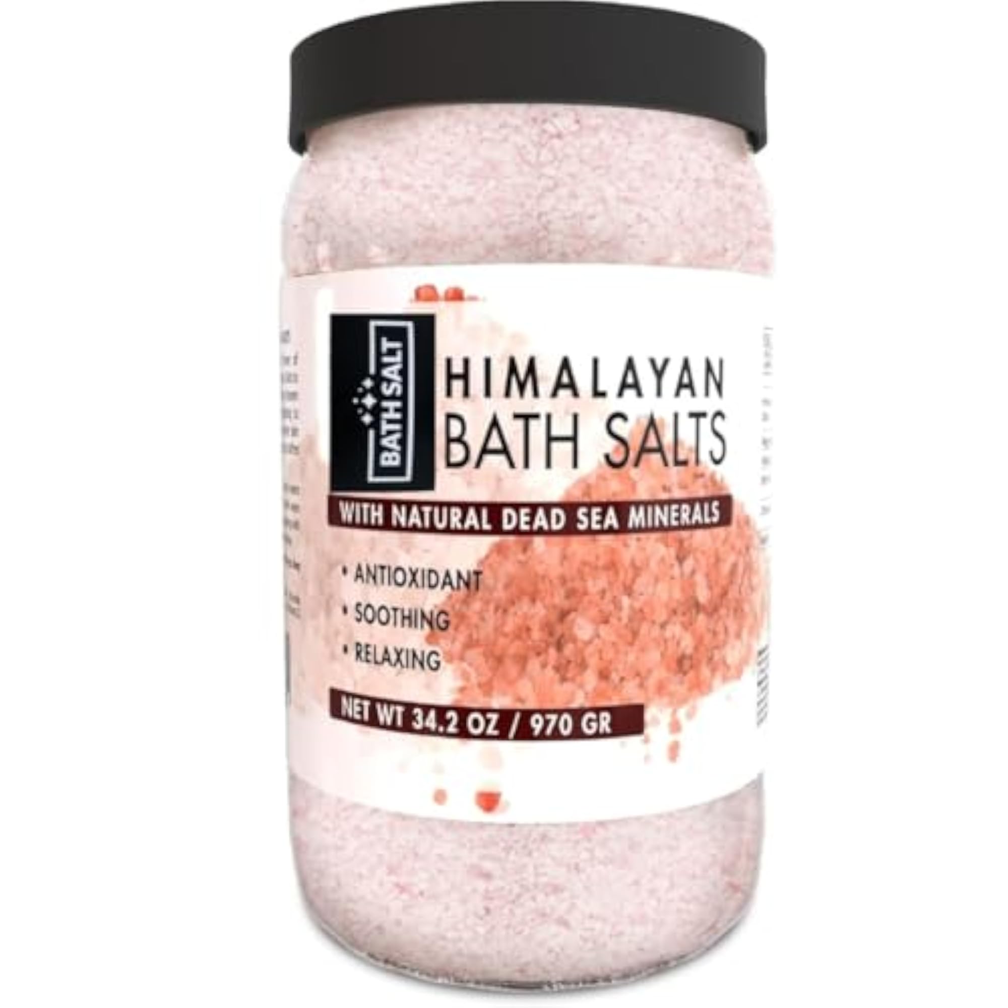 Fast-Acting Epsom Salt with Himalayan Pink Salt, 1Kg for Pain Relief