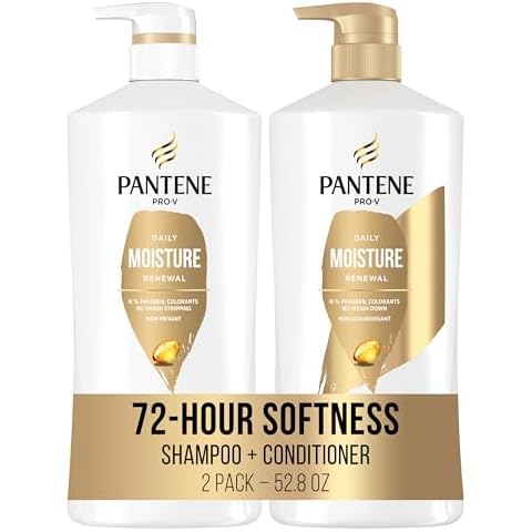 Pantene Daily Moisture Renewal Shampoo, Conditioner and Hair Treatment Set Cover