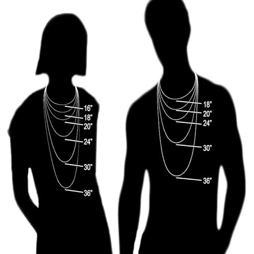 Dralox Ball Chain Necklace 1Mm Italian 925 Sterling Silver Bead Ball Strand Chain Necklace Jewelry Gift For Women Girls 16 Inch #TOP4