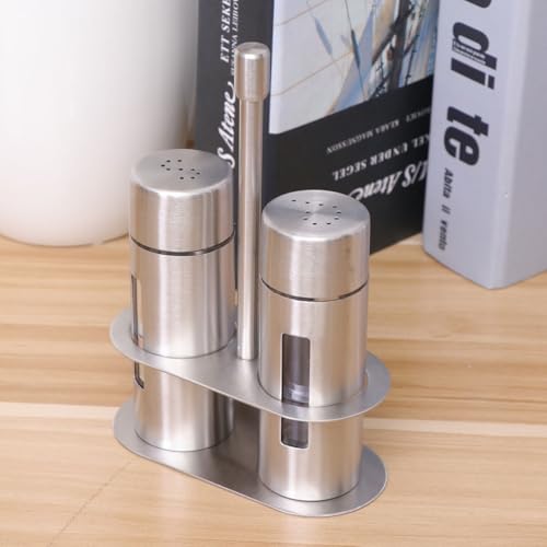 Tarros de especias con ventana transparente Zerodeko en acero inoxidable resistente para cocina 6