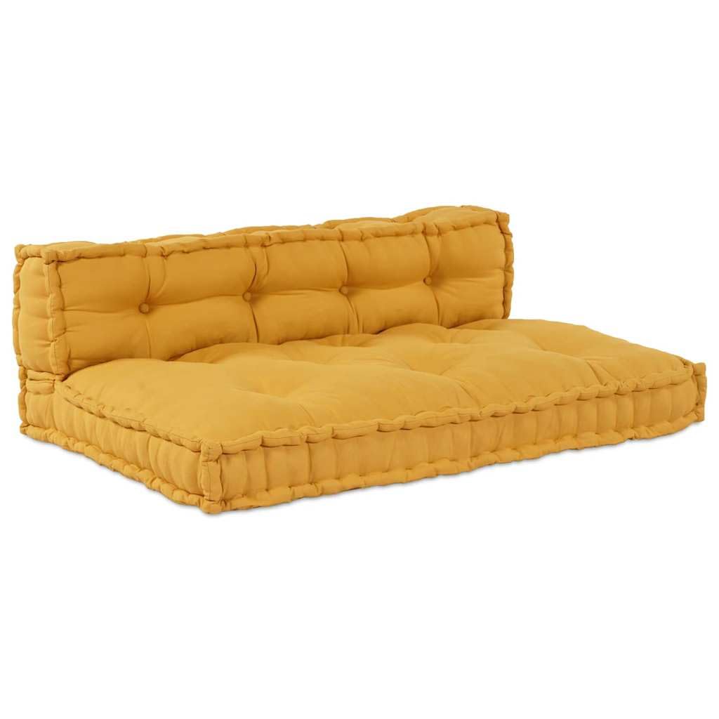 Coussin de palette 120x80 cm épais pour éliminer le mal de dos sur canapé bois