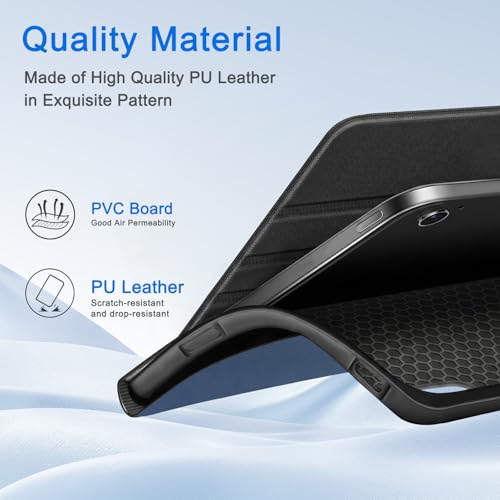 CoBak Case for Samsung Galaxy Tab A11+ Plus 11” 2025, Multi-Viewing Angles, All New PU Leather Folio Stand Cover with Auto Sleep Wake Feature for Samsung Galaxy Tab A11+ Tablet 11-inch, Navy Blue by CoBak - Image 5